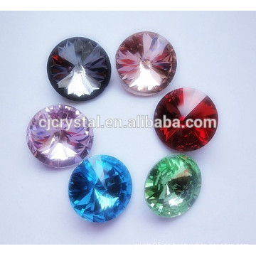 Diamantes sueltos piedras de cristal para la joyería, piedras grandes para la joyería